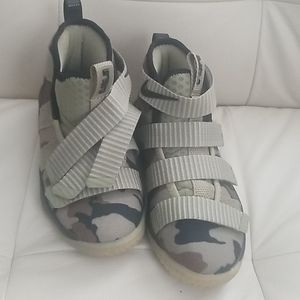 Camo Nike Lebron size 11 c (kids/toddler size 11)